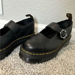 Dr. Martens Black Addina Platform Mary Janes